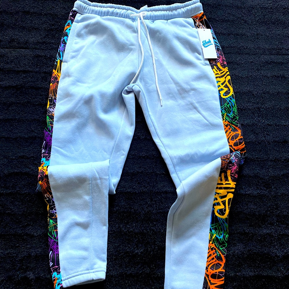 Mens graffiti joggers